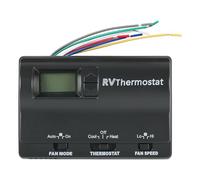 Upgrade RV Digital Thermostat 83303862 Replacement for Heat/Cool T-Stat Wall Thermostat Compatible with Coleman 83303362 Thermostat (Black)