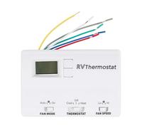 Upgrade RV Digital Thermostat 83303862 Replacement for Heat/Cool T-Stat Wall Thermostat Compatible with Coleman 83303362 Thermostat (White)