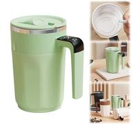 Upgrade Self Stirring Mug, Rechargeable Auto Magnetic Mugs, Automatic Magnetic Stirrer Coffee Cup, Stainless Steel Self Stirring Coffee Cup Travel Mug for Coffee, Milk, Cocoa,Tea