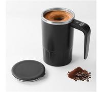 Upgrade Self Stirring Mug with Temperature Display, Rechargeable Auto Magnetic Mug, USB Charging, 380ML Automatic Magnetic Stirring Coffee Cup Self Mixing Coffee Cup Rotating for Coffe Milk