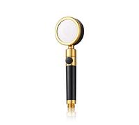 Upgrade Shower Head Handheld Adjustable Water Saving ShowerHead Pressurized Spray Nozzle Bathroom Supplies,A Black Gold,Other