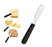 Upgrade stainless steel butter knives knifes small cream cheese spreader spreading knife spread spreaders for food 3 in 1 Kitchen Gadgets (A)