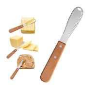 Upgrade stainless steel butter knives knifes small cream cheese spreader spreading knife spread spreaders for food 3 in 1 Kitchen Gadgets (B)