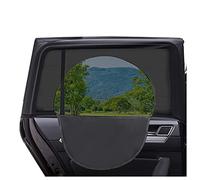Upgrade Stretchable&Breathable SUV Car Window Shade - Oversize Double Mesh for Heat Shading and Bug&UV Protection - Car Must Have Privacy Shades for Car,Truck,SUV When Camping (Rear window/2pcs)