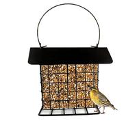 Upgrade Suet Bird Feeder, Rainproof Wild Bird Feeders for Outdoors Hanging Bird Feeder for Use with Suet Cakes, Seed Cakes, Mealworm Cakes