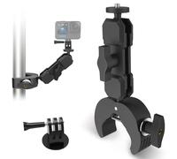 Upgrade Super Clamp with Dual Ball Head Magic Arm for Insta 360 X4 X5 X6 | Camera Mount Clamp with 1/4 Inch Thread, Action Camera Mount for GoPro Hero 13 12 11 Black DJI Osmo Pocket 4 3