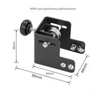 Upgrade Synchronous Belt Tensioner for 3 and for CR-10, X-Y Axis Adjustable Belt Tension Device for 3D Printers, Aluminum Alloy Construction(4040Y)