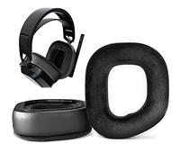 Upgrade Thickened Ear Pads,corsair Replacement Ear Cushion for CORSAIR HS80 RGB Wireless headphones ear cups (PU leather+velvet ear pads)