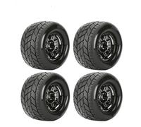 Upgrade Tires For LOUISE For L-T3320BH For MFT For MT-ROCKET 1/8 For Racing Drift Mountain Off-road Vehicle Tires 4pcs Tire(Metallic)