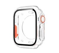 Upgrade To Ultra Watch Case for 44mm 45mm 40mm 41mm Hard PC Front &Rear Bumper Case iwatch Series 8 7 6 5 4 SE Cover (Color : Titanium Gold, Size : 41mm)