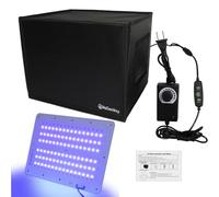 Upgrade uv Resin Curing Box with Adjustable Brightness 48W 395nm cure Light Smart Time Control Station for SLA/DLP/LCD 3D Printer