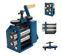 【Upgrade Version】Manual Rolling Mill Machine - 3 inch (75 mm) Roller Manual Combination Rolling Mill Machine Jewellery Press Tabletting Tool Jewellery DIY Tool - for Metal Sheet/Wire/Flat Pressing