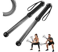 Upgrade Weighted Ropeless Battle Ropes, Adjustable Cordless Battle Ropes for Home Workout, Quiet Portable Battled Arm Exerciser Rope, 2PCS Versatile Fitness Equipment for Men Women