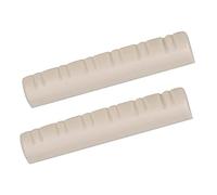 Upgrade Your Acoustic Guitar Sound with 2x Slotted Nut Made of Wood - Reduce String Friction & Improve Sound Quality - for Folk Guitar Players & 12-String Guitar Enthusiasts -