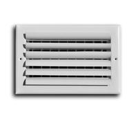 Upgrade Your Airflow with Curved Blade Ceiling Diffuser & Multi-Shutter Damper - 2-Way Directional Design for Homes, Offices & Commercial Spaces. (12"x8" 2-Way Airflow Direction)