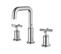 Upgrade Your Bathroom with New 8-Inch Widespread Faucet Spot Shield Finish Lead-Free Brass 2 Handles