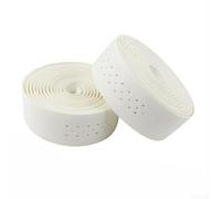 Upgrade Your Bicycle with PU Leather Handlebar Belt Wrap Ride in Style (White)