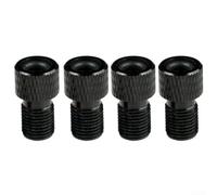 Upgrade Your Bike's Compatibility Four Pack of Adaptors For Smooth Transition Between Tire Types (Black)