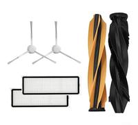 Upgrade Your Cleaning Routine with Accessory Kit for DREAME D20 Plus Containing 1 Roller Brush 2 Side Brushes and 2 Filters for Reliable Operation