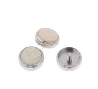 Upgrade Your Euphonium with 3 Zinc Alloy Finger Buttons Set of 1.9cm - Premium Quality Chrome Plated Buttons for Repairs, Fits Perfectly, for Brass Wind Players - Essential