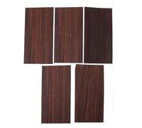 Upgrade Your Guitar with 5 Piece Wooden Head Veneer Set - DIY Friendly Guitar Headstock Veneers - Guitar Neck Parts Accessory - Replacement for Dirty Guitar - Rosewood, as described