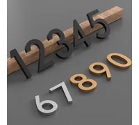Upgrade Your Home Exterior with Stylish Mailbox Numbers Self Adhesive Room Door Address Label in Silver Gold or Black Ideal for Home Office or Hotel Apartment