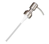 Upgrade Your Jar with a Stainless Steel Soap Dispenser Pump for Thick Liquids in Kitchen and Bathroom (A)