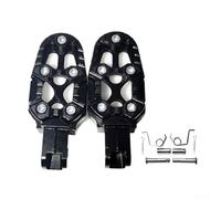 Upgrade Your Motorcycle with Antislip Aluminum Alloy Foot Pedals Reliable Modification Accessories (Black)