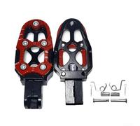 Upgrade Your Motorcycle with Antislip Aluminum Alloy Foot Pedals Reliable Modification Accessories (Red)