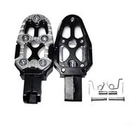 Upgrade Your Motorcycle with Antislip Aluminum Alloy Foot Pedals Reliable Modification Accessories (Silver)