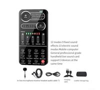 Upgrade Your Performance Setup with a Portable Sound Card that Offers 9 Creative Effects for Singers (sound card set)