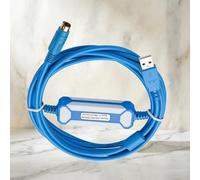 Upgrade Your Programming Experience: USB-232PO-9F for FBS B1Z Series PLC Programming Cable Download Cable Gold Plated Version (Blue) - High-Speed, Reliable Connection