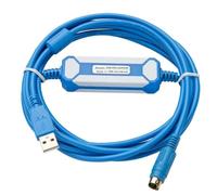 Upgrade Your Programming Experience: USB-232PO-9F for FBS B1Z Series PLC Programming Cable Download Cable Gold Plated Version (Blue) - High-Speed, Reliable Connection