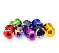 Upgrade Your Road Bike with Reliable Aluminum Alloy Bicycle Disc Nail Screws (6.5mm gold)