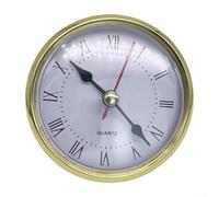 Upgrade Your with a 80MM Quartz Clock Insert Roman or Arabic Numerals (Roman gold)