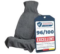 Upgrade4cars Terry Cloth Car Seat Protector for Front Seats, Driver's Seat Protective Cover Made of Cotton in Grey, Towel Car Seat Cover for Sports, Work, Summer and Winter, A2-G