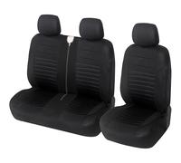 Upgrade4cars Van Seat Covers Front Pair Black Universal Accessories