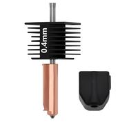 Upgraded 0.4mm Hardened Steel Hotend for Flashforge AD5X, Integerted Desige Hot End Titanium Alloy Radiator Tube Chromium Zirconium Copper Heating Block Nozzle Print Head Replacement for AD5X