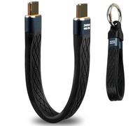 Upgraded 0.5FT USB4 Short Cable - 40Gbps USB-C Cord with 240W PD, 8K@60Hz Video, Data Sync & Charging for MacBook, Dock, SSD & More