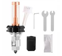 Upgraded 0.6mm Ceramic Hotend Kit for Flashforge Adventurer 5M/5M Pro 3D Printer,Rapid Heating Quick-Detachable Hardened Nozzle+Chrome Plated Brass heatbreak Heating Block Integrated Structure