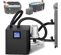 Upgraded 1/3 HP Ice Bath Water Chiller for Cold Plunge Tubs, External Filter and Submersible Pump Universal Cooling System for Cold Therapy Recovery