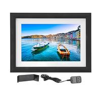 Upgraded 10 Inch Wifi Digital Photo Frame 16gb Smart Electronic Photo Frame with HD Ips Touch Screen Slideshow Live App Upload Easy Setup Christmas Birthday Gift