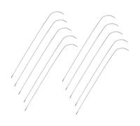 Upgraded 10-Pack Curved Craft, Wide Hole Design & Comfort Handle for Wood/Metal Bead Jewelry Making Bead Threading Needle