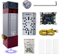 Upgraded 10W Laser Module kit with Air Assist and Magnetic Eye Protection Together, LASER TREE 10W Laser Head Double Ultra-Fine Compressed Spot Compatible with Laser Engraver Machine,24V