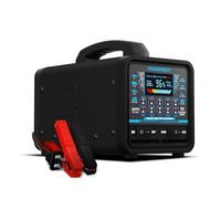 Upgraded 12V/24V 0-20A Car Battery Charger Heavy Duty, Smart Trickle Charger Maintainer with Auto Shutoff, Repair & Winter Mode, 10 Modes & Color Screen for Car, Truck, Motorcycle, Boat, Lawn Mower