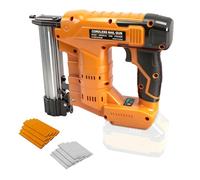 Upgraded 18GA Cordless Brad Nailer Compatible with Dewalt 20V Battery, Brushless Nail Gun Electric Stapler with 1000 Nails and 1000 Staples for Home Improvement, DIY and Woodworking