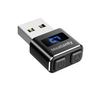 【Upgraded 2 Buttons】Meatanty Mouse Jiggler USB Undetectable Mouse Mover with Switch Button and Display,Automatic Mouse Shaker Wiggler with Multi-Track,Driver-Free, Plug-and-Play Keeps Computer Awake