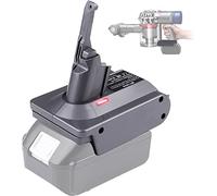 Upgraded: 2-in-1 V7/8 Battery Adapter for Makita 18 V Battery Convert to Dyson V7/8 Handheld Vacuum Cleaner Battery Compatible with V7/8 Animal V7/8 Absolute V7/8 Motorhead Pro