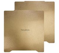 Upgraded 2 Packs 196.3x190mm for Prusa Mini Build Plate Double Sided Textured Flexible Spring Steel PEI Sheet Magnetic Printed Bed