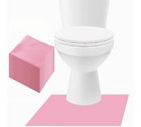 Upgraded 20 Pack Disposable Toilet Mats,Super Absorbent Toilet Floor Protector for Hygiene, Suited for Elders, Children, Women, and Alzheimer's Patients, U-Shaped Toilet Floor Protector Mat